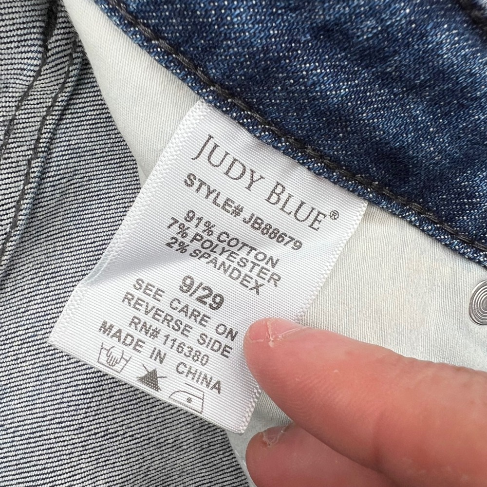 Judy Blue Skinny Fit Jeans Womens 9/29 Blue Medium Wash Stretch Denim - Picture 13 of 14
